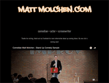 Tablet Screenshot of mattmolchen.com